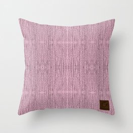 Textured in Pink Throw Pillow