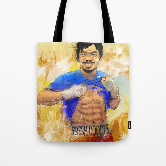 Manny Pacquiao - Pound 4 Pound Tote Bag