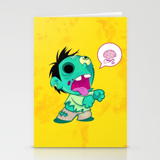 zombie Stationery Cards