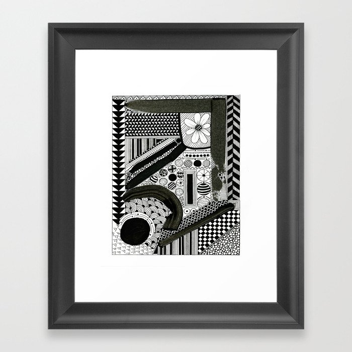 Abstract, Geometric Shapes & Patterns Framed Art Print