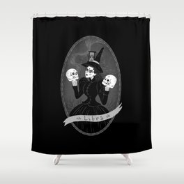 Libra Witchy Zodiac Shower Curtain