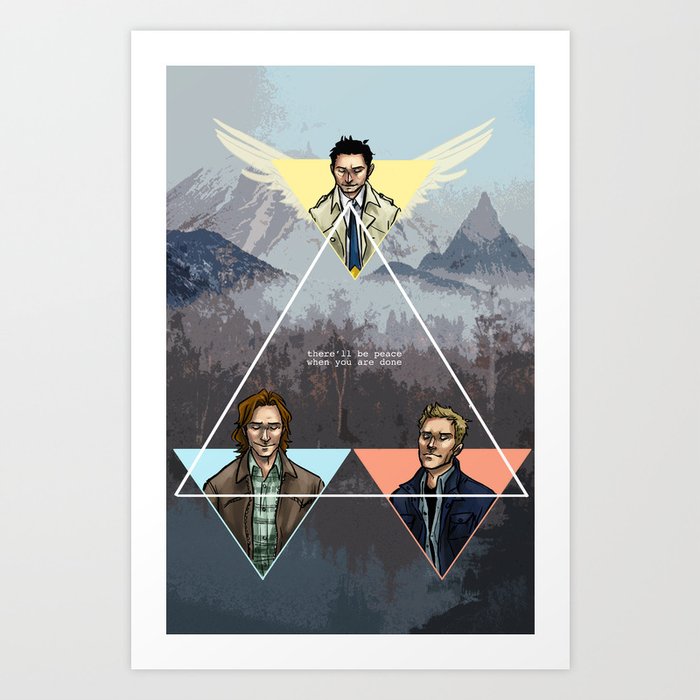 Carry On My Wayward Son Art Print By Salternates Society6