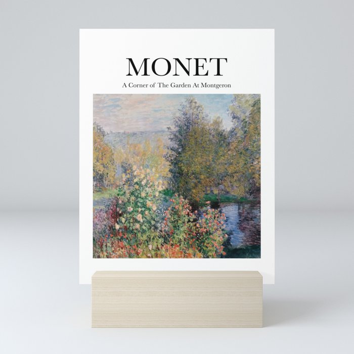 Monet - A Corner of The Garden At Montgeron Mini Art Print