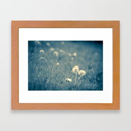 field of wishes Framed Art Print