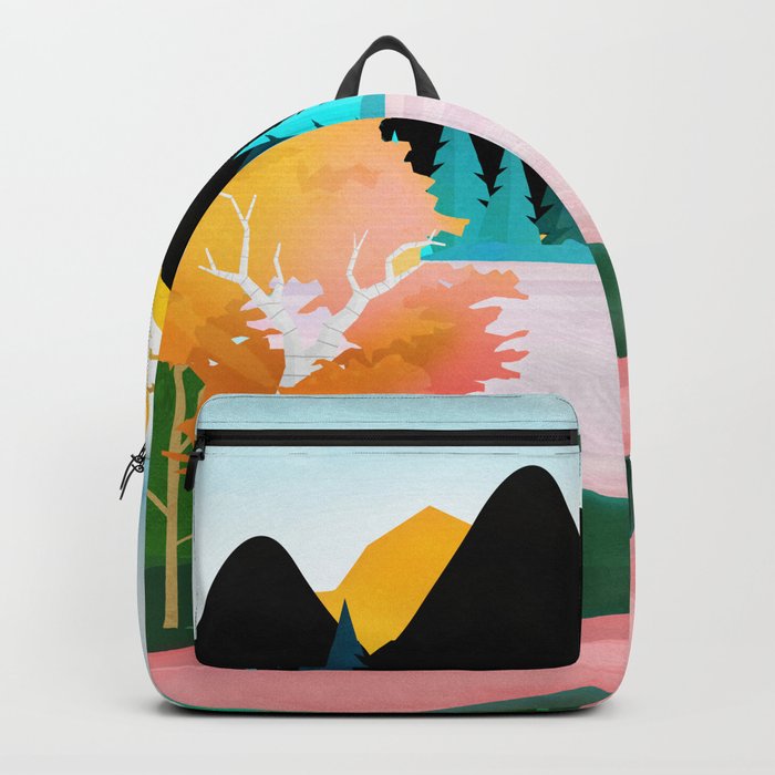 Colorful wilderness Backpack