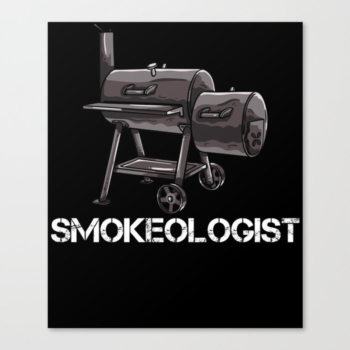 BBQ Smoker Grill Electric Grilling Pellet Recipes Canvas Print