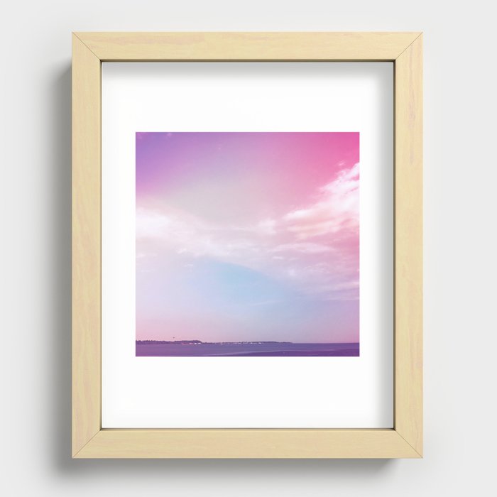 the sky + the sound Recessed Framed Print