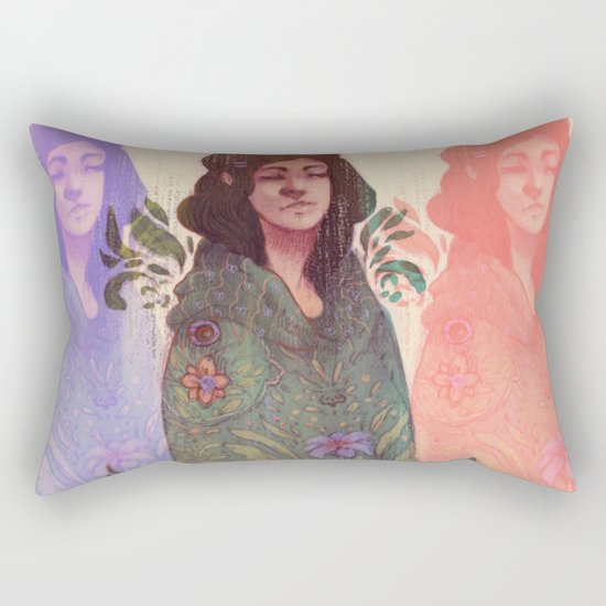 Distracted Identity Rectangular Pillow