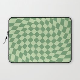 Forest Green Check Laptop Sleeve
