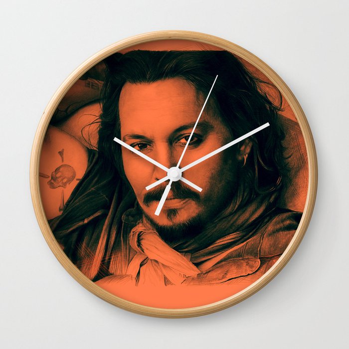 Johnny Depp II. Wall Clock