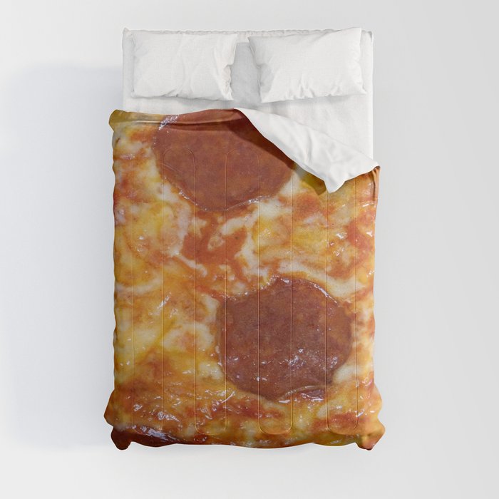 Pepperoni Pizza Comforter