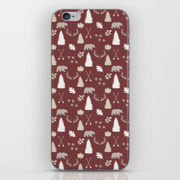 Woodland - Cranberry iPhone Skin