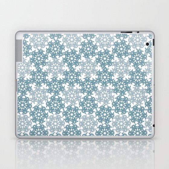 Geometric Snowflakes V5 Laptop & iPad Skin