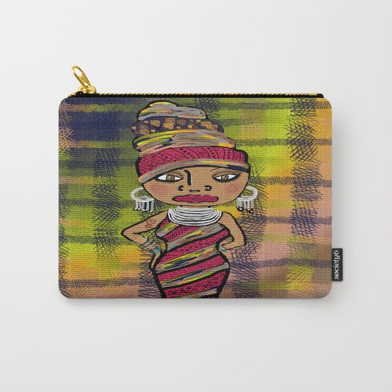 African Beauty Carry-All Pouch
