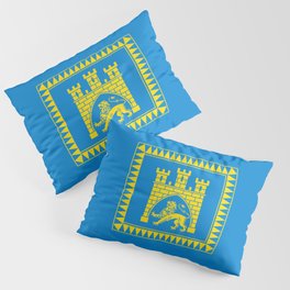 Flag of Lviv (Ukraine) Pillow Sham