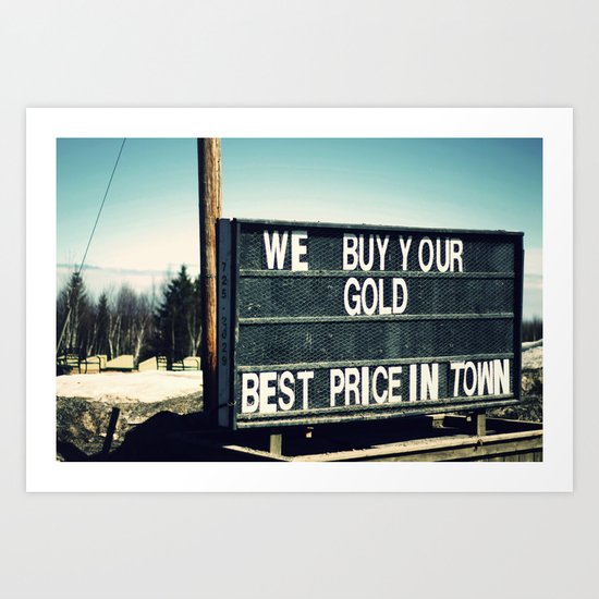 Hard Times Art Print