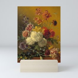 George Jacobus Johannes van Os "Still Life with Flowers" Mini Art Print