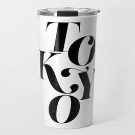 Haute Leopard Tokyo Graphic Souvenir with Typography Artwork Travel Mug
