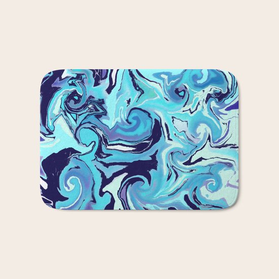 Blue Storm Bath Mat