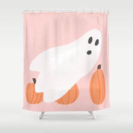 Pastel Ghost Shower Curtain