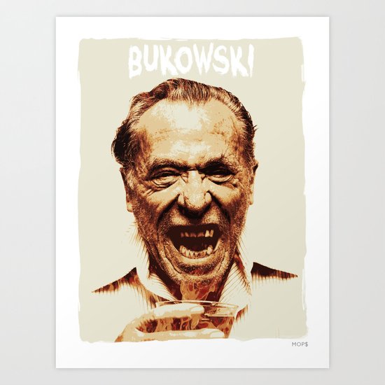 Charles Bukowski Art Print