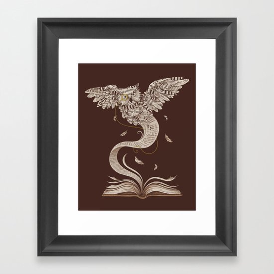 Flow of Wisdom Framed Art Print