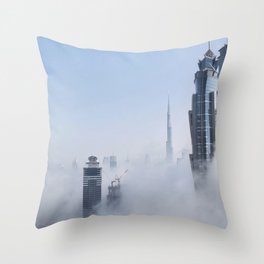 Dubai Skyline Throw Pillow