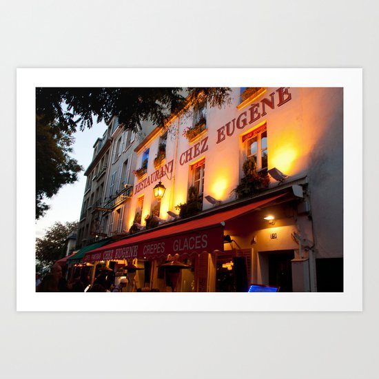 Chez Euguene Art Print