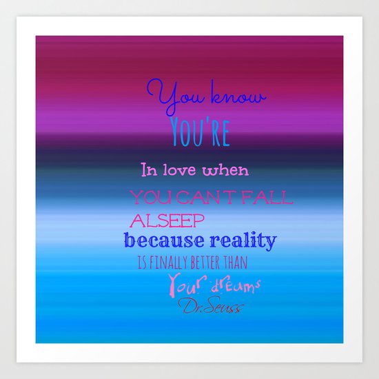 Dr. Seuss Quote Art Print