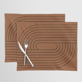 Oval Lines Abstract XXVIII Placemat