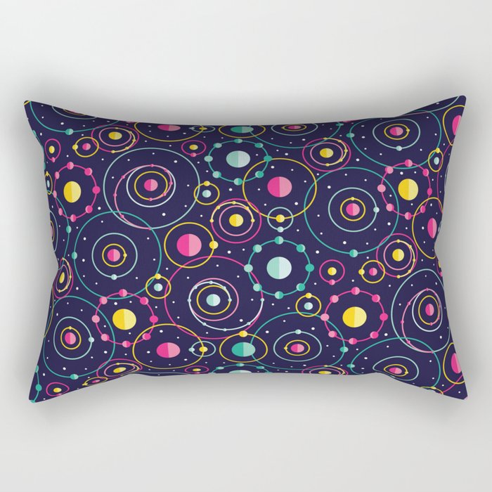 Orbital Revolutions Rectangular Pillow