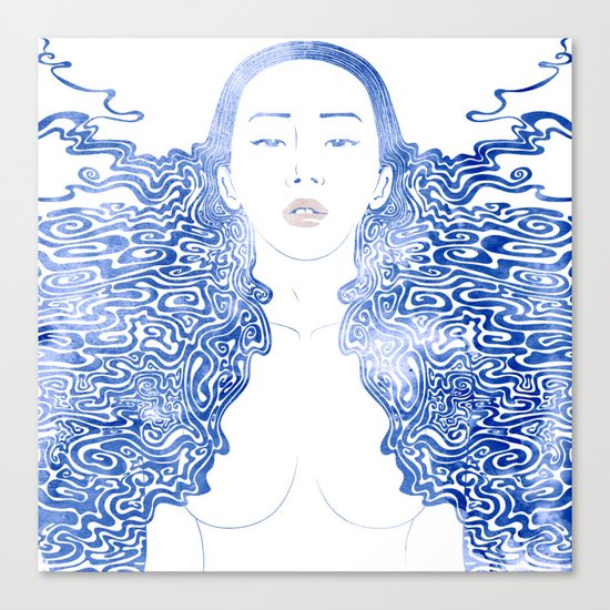 Water Nymph LXXX Canvas Print