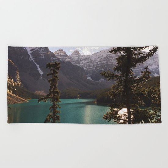 Reflections / Landscape Nature Photography Beach Towel