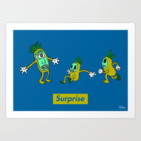 Surprise!! Art Print