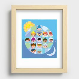 small world Recessed Framed Print