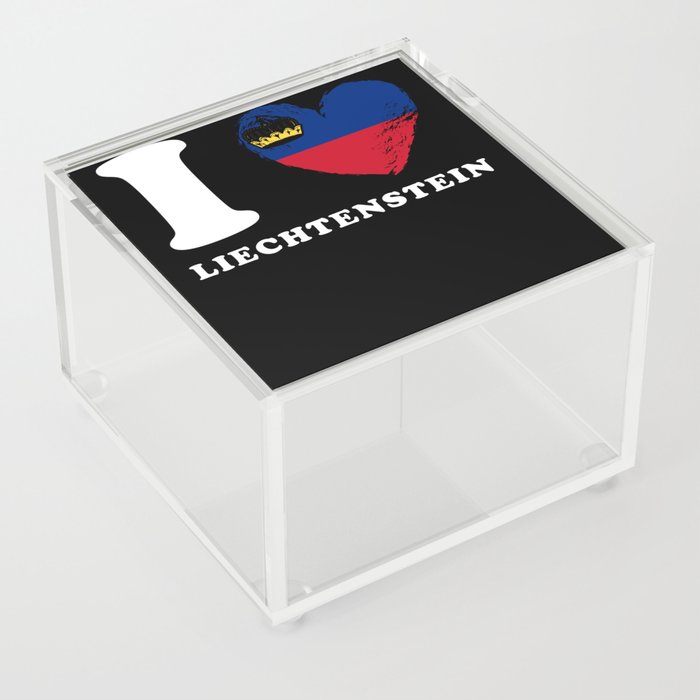 I Love Liechtenstein Acrylic Box