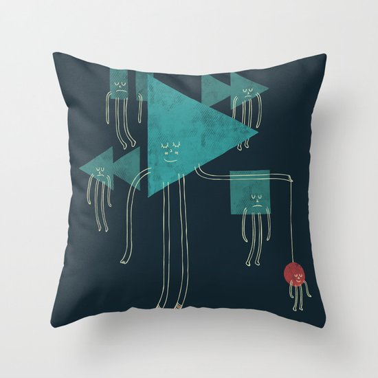 The Joy of Playing Throw Pillow