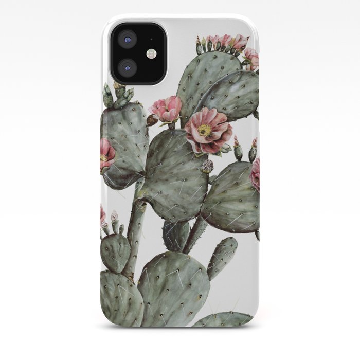 Prickly Pear Cactus Painting Iphone Case By Shealeenlouise Society6