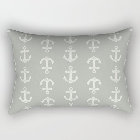 Oyster Bay Anchor Rectangular Pillow