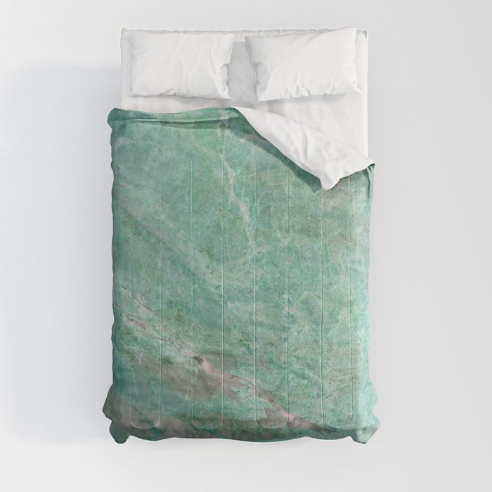 Alfetta verde - turquoise stone Comforter