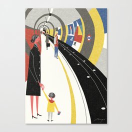 Tube, London (2012) Canvas Print
