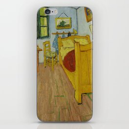 The Bedroom by Vincent van Gogh iPhone Skin