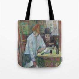 Henri de Toulouse-Lautrec - In The Restaurant La Mie Tote Bag