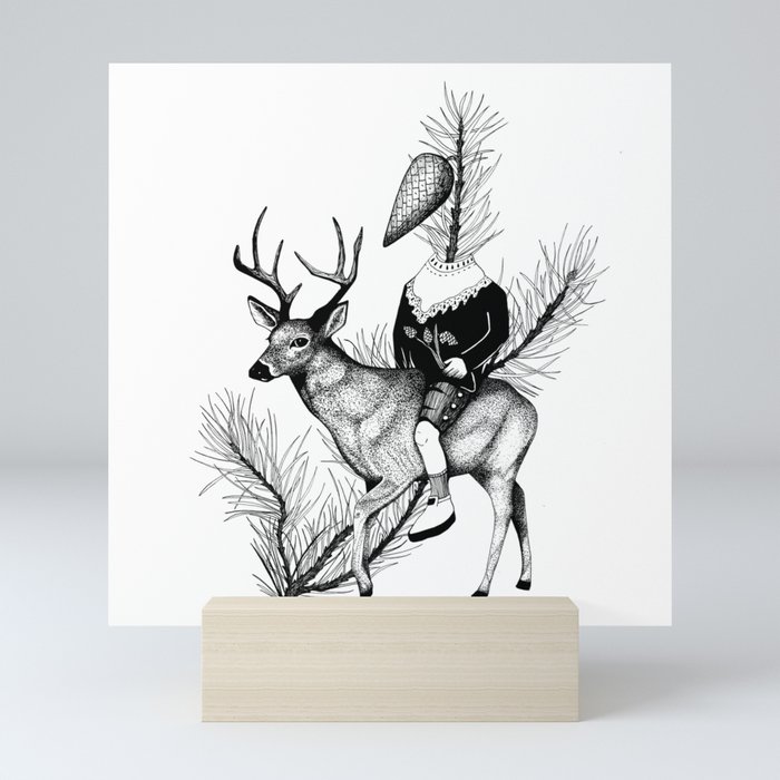 Living the Wildlife Mini Art Print