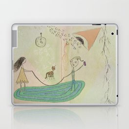 Jumping Rope in the Living Room Laptop & iPad Skin