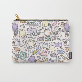 Artsy Cats Carry-All Pouch | Curated, Cats, Artsy, Artist, Cuteanimals, Cat, Catlover, Artsycats, Artschool, Pattern 