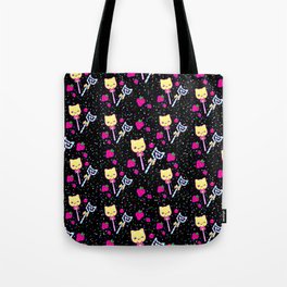 Kawaii Kitty Sprinkles Tote Bag
