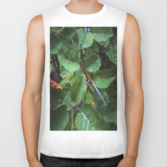 Leaves Biker Tank