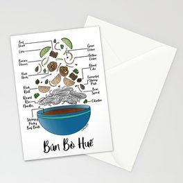 Bun Bo Hue Stationery Card