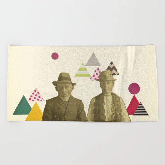 Childhood Sweethearts Beach Towel